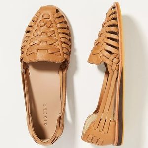 Anthropologie Nisolo Woven Leather Sandals